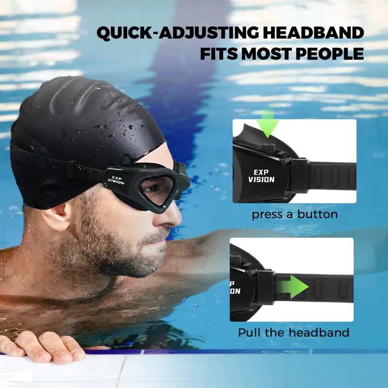 Waterproof Anti Fog Swim Goggles For Adult